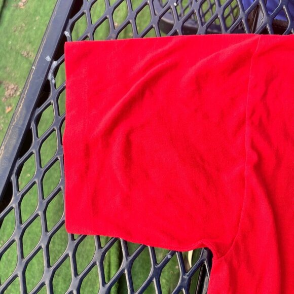 Vintage Mens Red John Baron Not Playing With A Full Duck Comic Art T Shirt Large - Picture 5 of 10